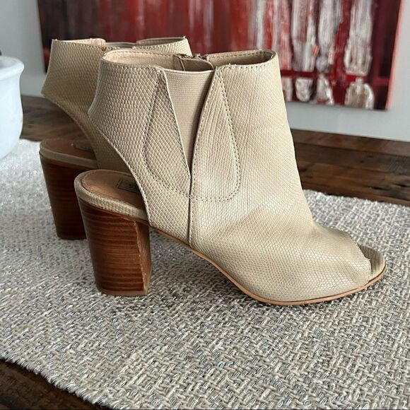 STEVE MAIDEN women’s Chunky Heel Open Toe Side zipper Healed Sandals Size 8.5 - Picture 6 of 7